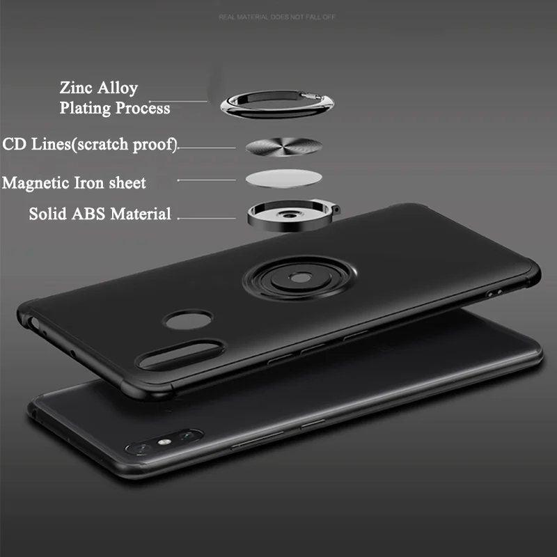 Чехол для телефона для Xiaomi mi Max 3 пальца кольцо держатель мягкий силиконовый Магнитный кронштейн чехол для xiomi Xiaomi mi Max 3 mi Max3 Max3 чехол