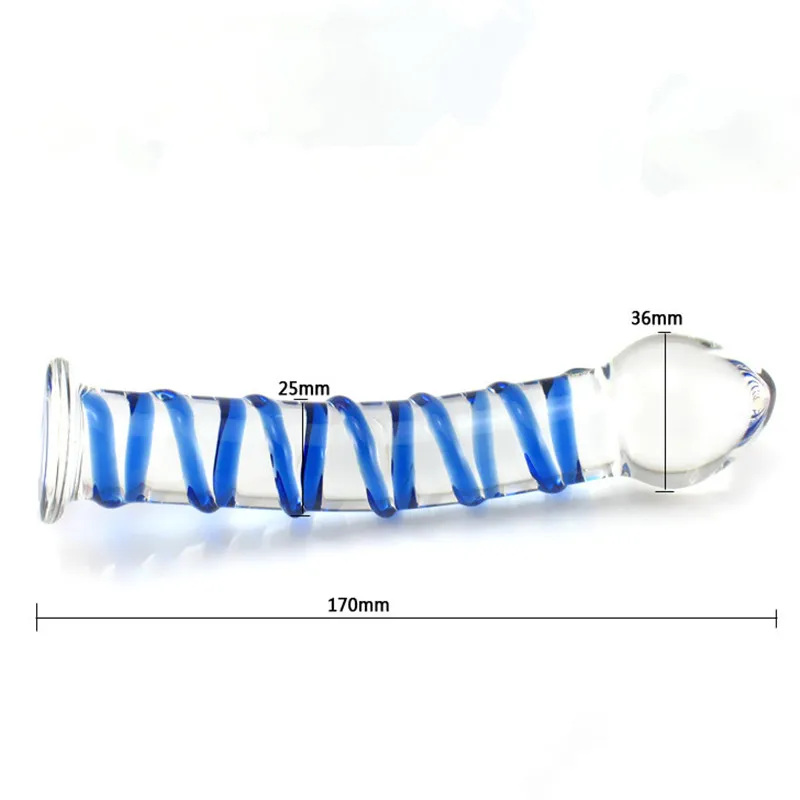 Anal toy crystal glass dildo butt plug anal masturbation G point massage Sex Products toys for women men gay | Красота и здоровье