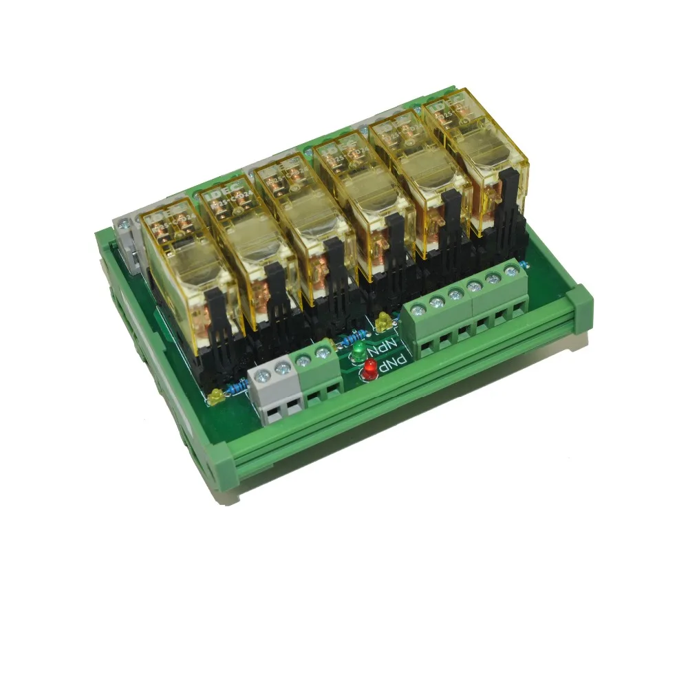 6-канальный модуль реле интерфейса DPDT DIN Rail Mount IDEC RJ2S | Обустройство дома