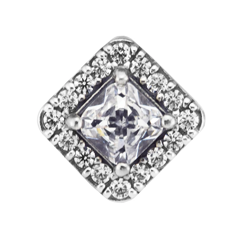 

QANDOCCI Authentic 925 Sterling Silver Jewelry Dazzling Droplet Fashion Charms Beads Fits Original Bracelets
