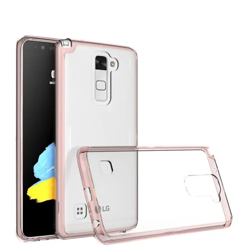 EVOLOU для LG Stylus 2 Stylo2 чехол из прозрачного силикона акриловая Противоударная задняя крышка для LG LS775 G Stylo 2 K520 чехол для телефона s
