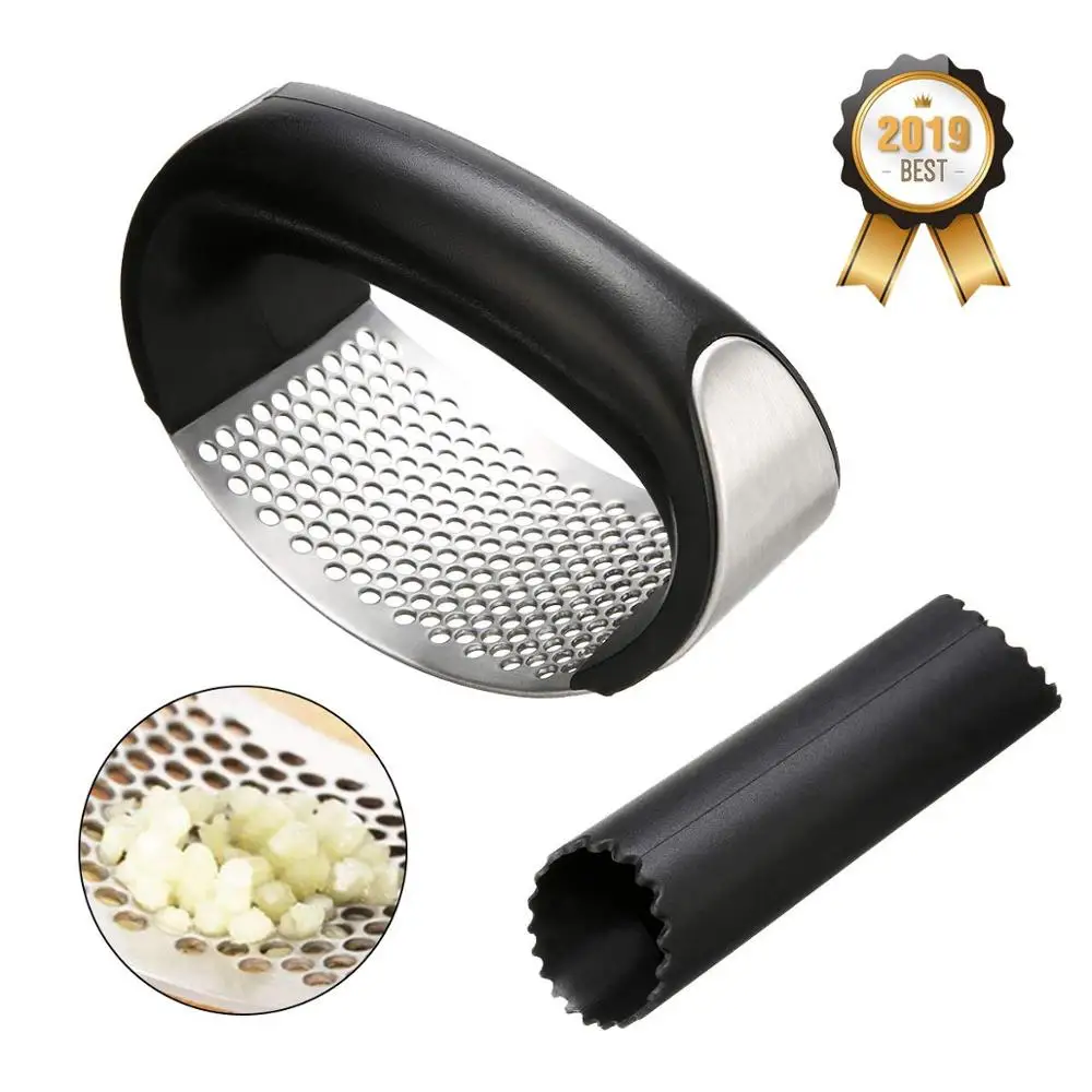 TPUSNOK Чеснок Пресс Rocke Нержавеющая Сталь Дробилка для чеснока и имбиря