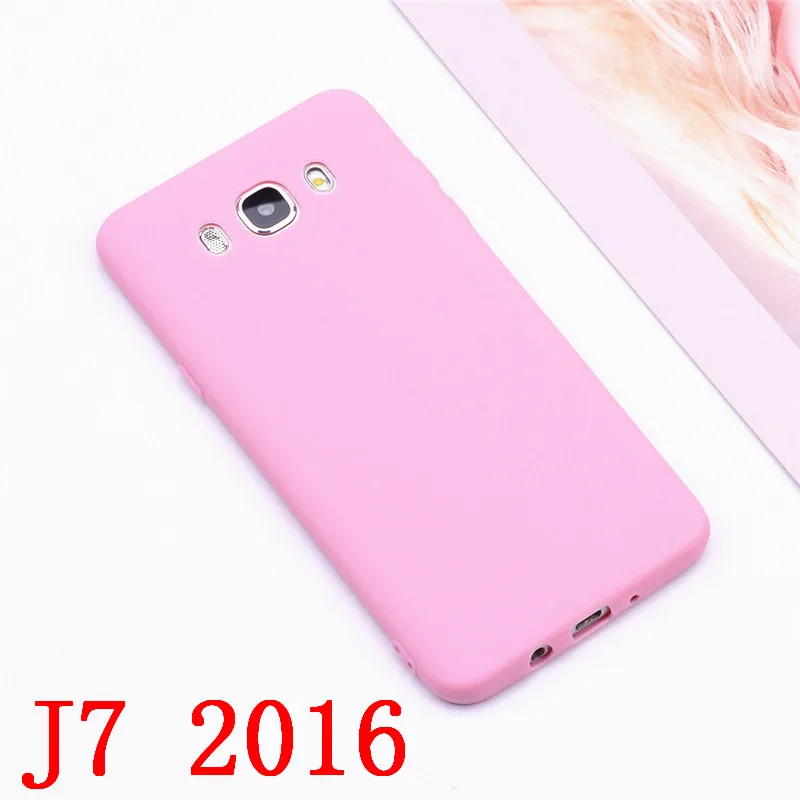 Чехол для телефона из мягкого силикона ТПУ с рисунком чехол для samsung Galaxy J7 чехол J7 J710 J710F J7 J700F Galaxy J7 J730F чехол силиконовый чехол Funda - Цвет: Pink J7 2016