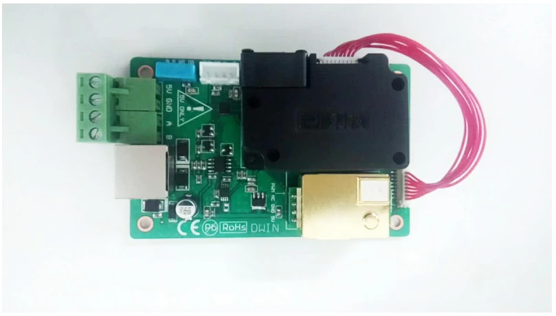 

DT50011401001A 5-в-1 детектор качества воздуха PM2.5 + CO2 + Температура и влажность + TVOC