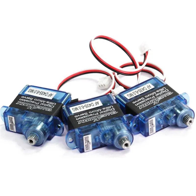 4 шт. BLUEARROW AF D43S-6.0-MG микро-металлическая передача цифровой сервопривод для