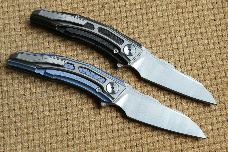Складной нож STEDEMON Flipper титановый Клинок для кемпинга охоты выживания на