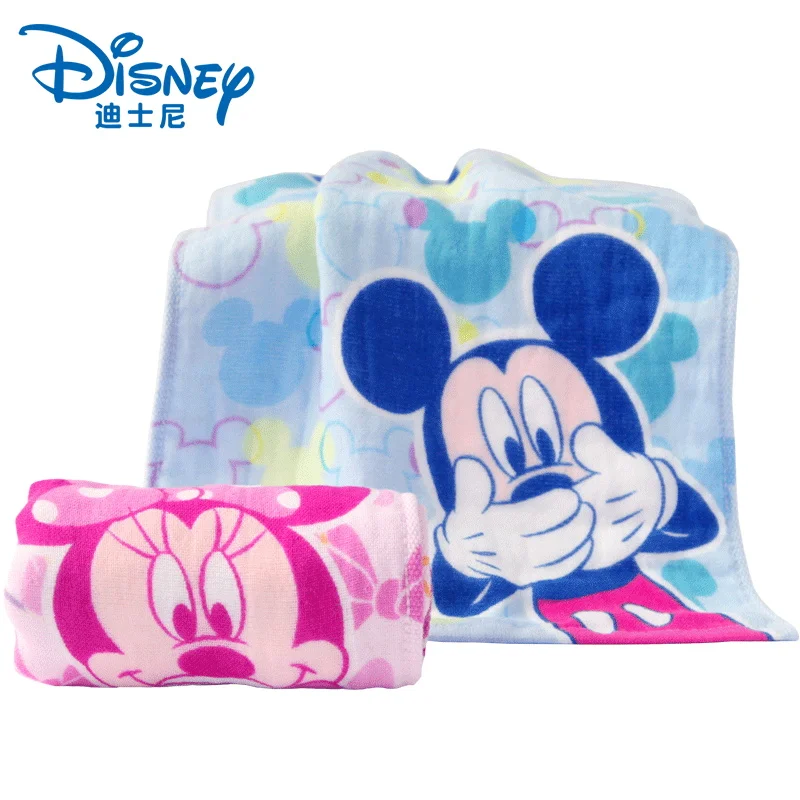 Disney Микки Минни Маус марлевая детская FaceTowel 25x50 см хлопковые детские полотенца