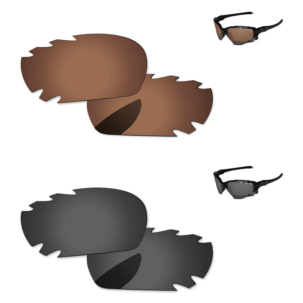 

Сменные поляризационные линзы для Jawbone оправа солнцезащитных очков с вентиляцией 100%, 2 пары, черные, серые и медные, коричневые
