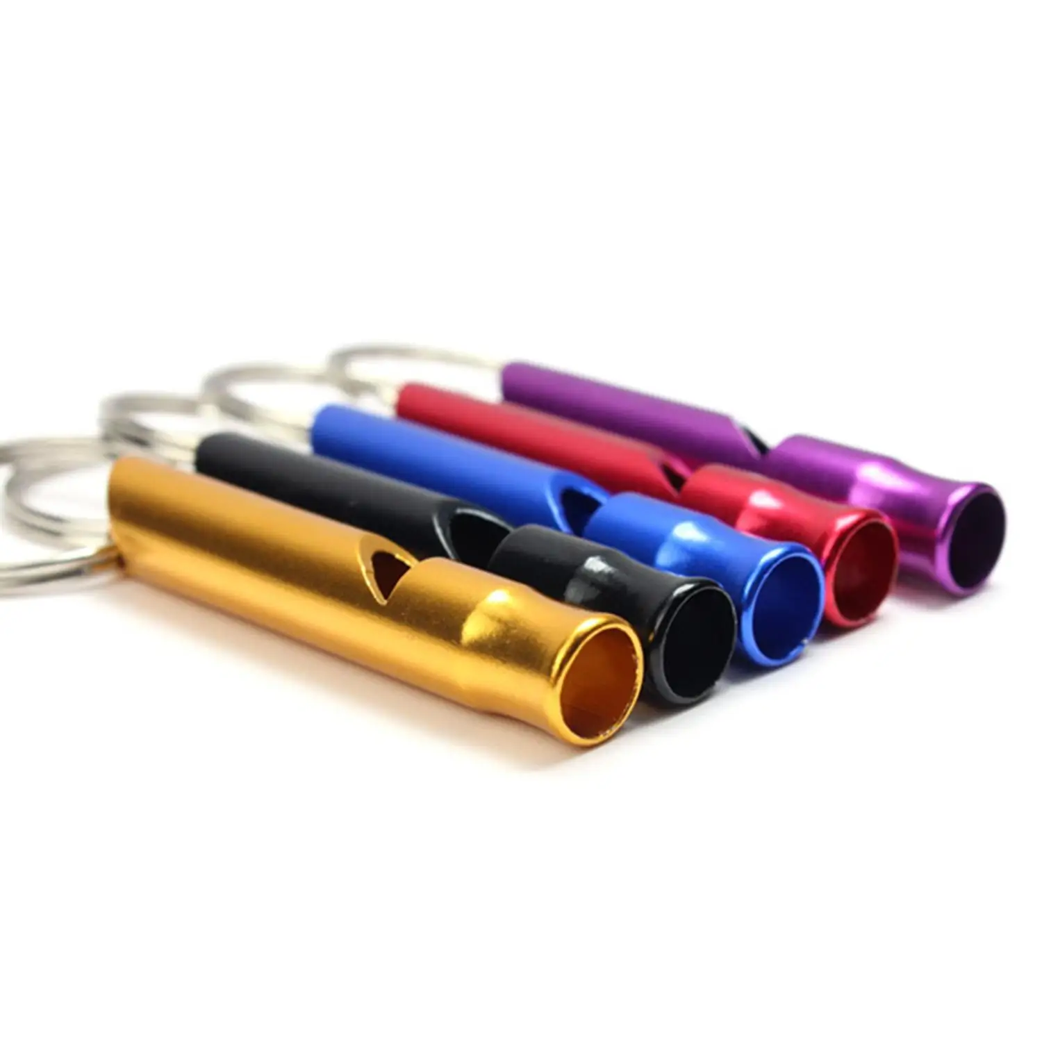 Mini Keychain Type Small Aluminum Alloy Survival Daily Outdoor Sports Adventure etc. Whistle Security Keyring | Спорт и развлечения