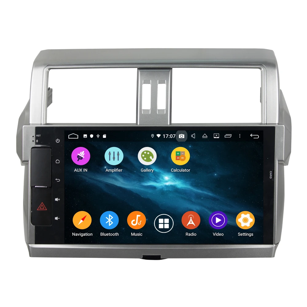 Автомагнитола с GPS навигацией 4 + 64 ГБ Android 9 для Toyota Land Cruiser 150 автомагнитола