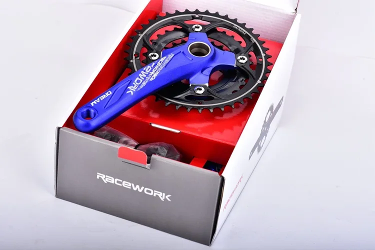Mtb велосипедная педаль RACEWORK 22-32-44T на CNC 104 BCD велосипедная ручка 170 мм для 27/30 велосипедных скоростных частей