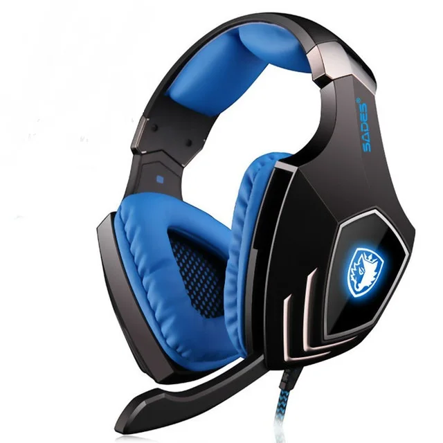 Игровая гарнитура SADES A60 USB Virtual 7 1 проводные наушники с глубокими басами и