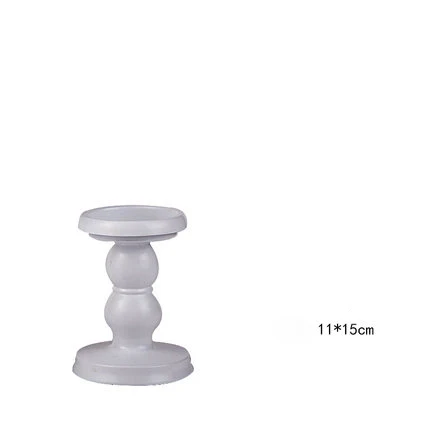white 11x15cm Американский винтажный декор, железный марокканский стиль, подсвечник, декоративный светильник, подсвечник - Цвет: white 11x15cm