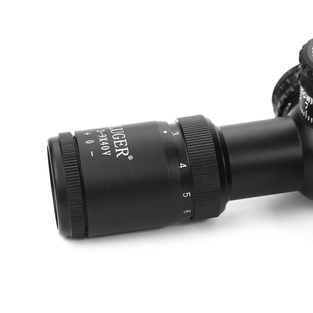 3-9x40v Охотничья винтовка прицел замок красный зеленый точка Mil-Dot освещенный прицел для наружного охоты Воздушный пистолет аксессуары прицел