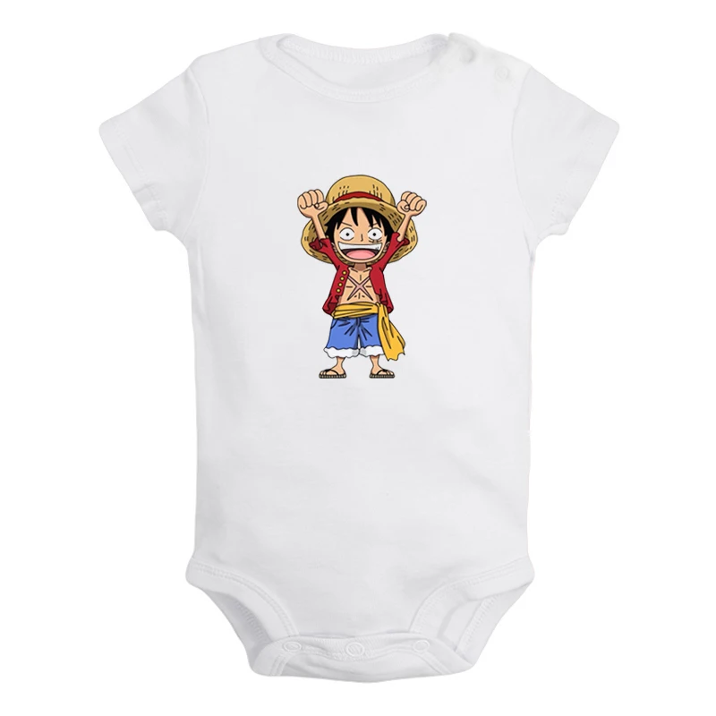 Аниме One Piece Trafalgar Law Zoro Monkey D. Luffy Tony Chopper наряды для новорожденных комбинезон с