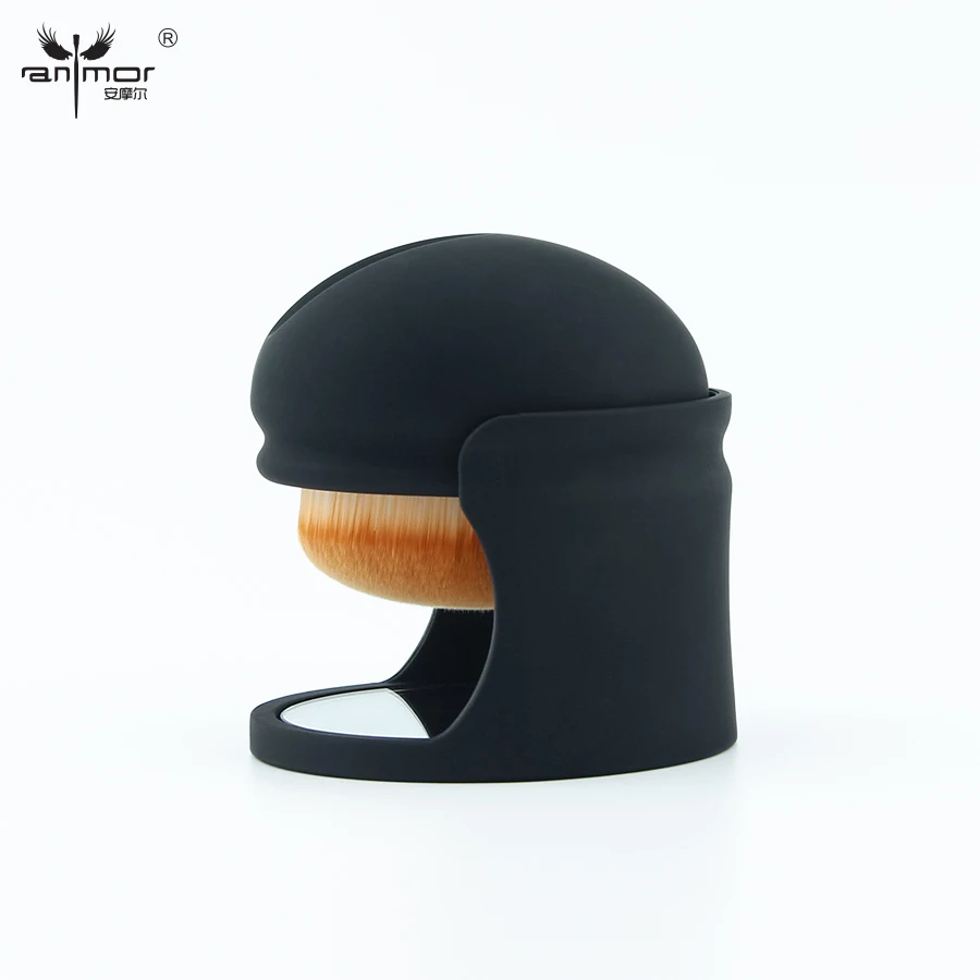 Anmor круглый образный фундамент кисти с держателем и зеркало для макияжа