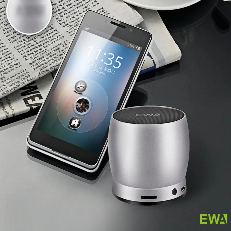 Портативная беспроводная bluetooth колонка EWA A150 маленькая с громкими басами