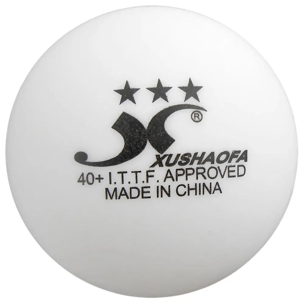 6x XUSHAOFA 40+ белые мячи для настольного тенниса 3 звезды - Цвет: White