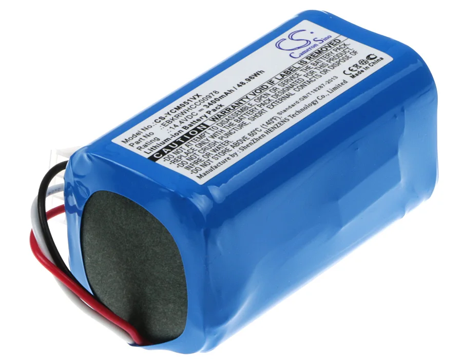 Аккумулятор Cameron Sino 3400mAh для iCLEBO YCR M05 P M04 1 10 11 20 30 50 |Цифровые аккумуляторы| |