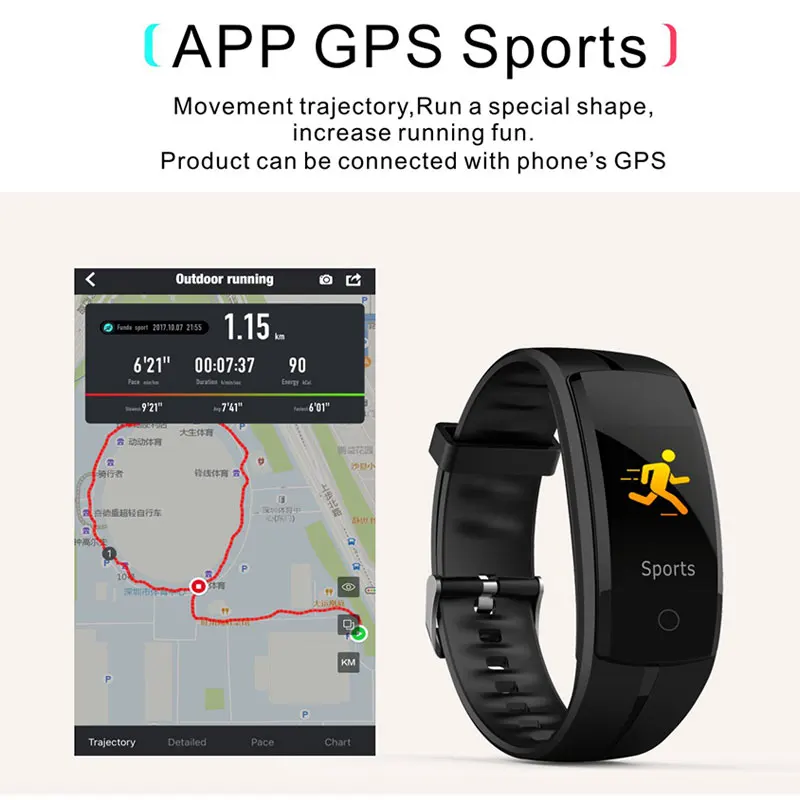 Смарт часы мужские спортивные с OLED экраном и Пульсометром|Мужские электронные