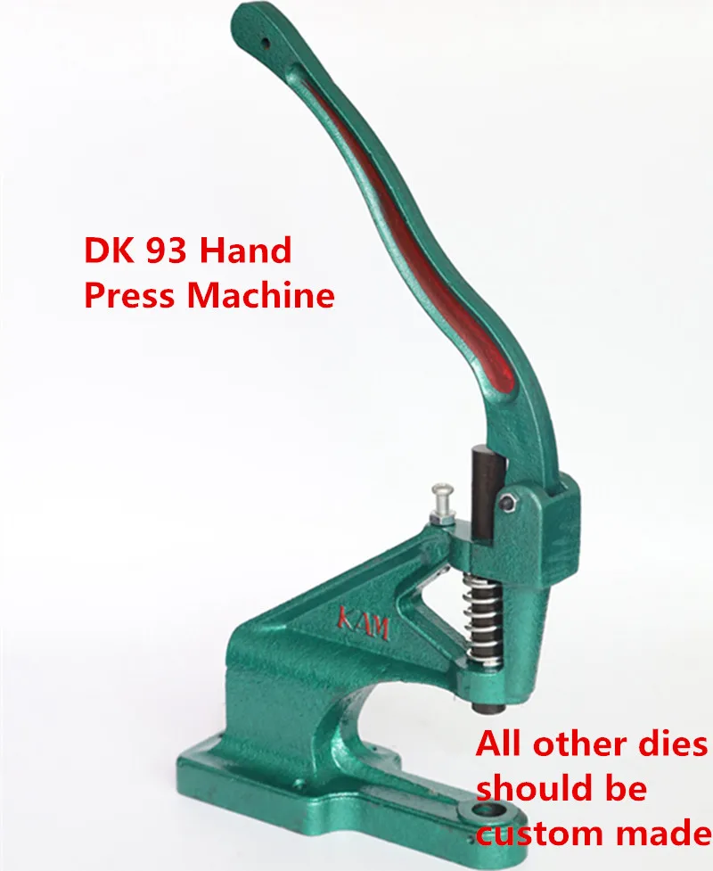 Оптовая продажа: KAM DK93 Ручной пресс-Кнопка крепления машины руководство Grommet