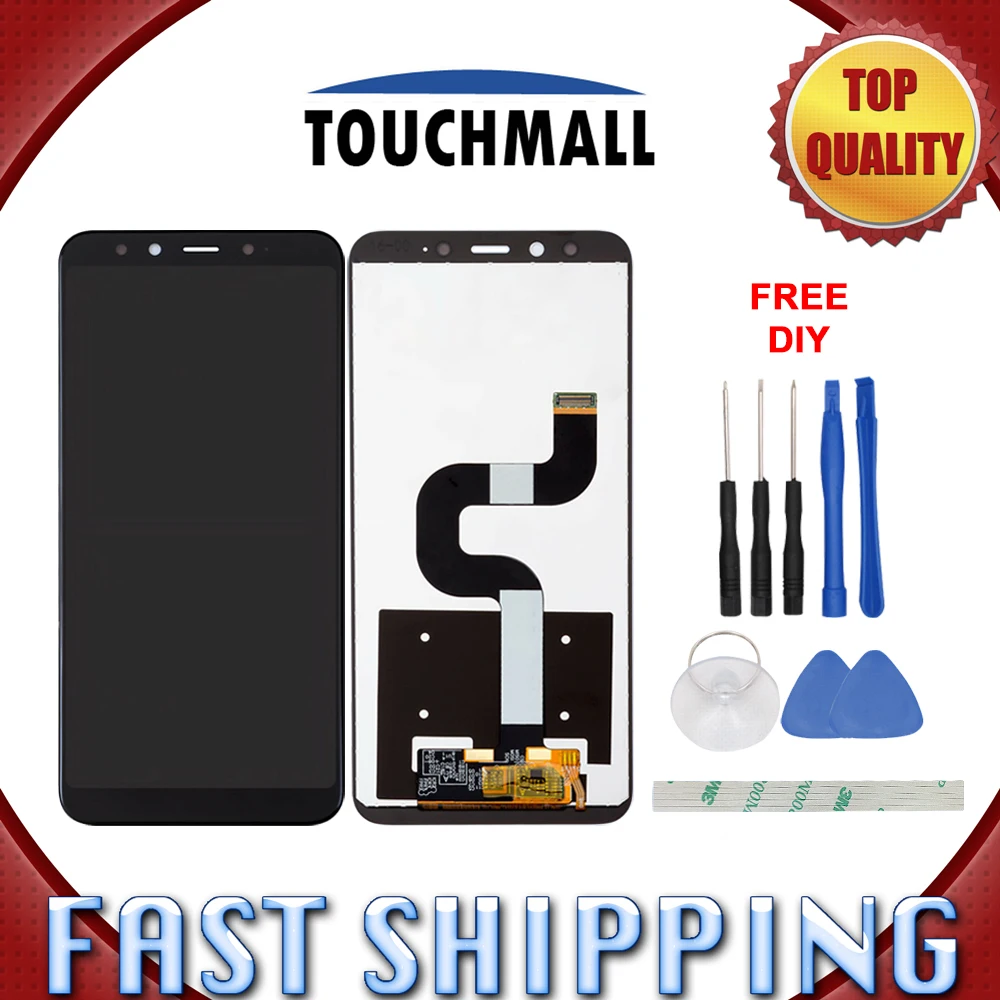 New LCD Display Touch Screen Assembly Replacement For XiaoMi Mi A2 6X 5.99-inch Black White + Tools | Мобильные телефоны и