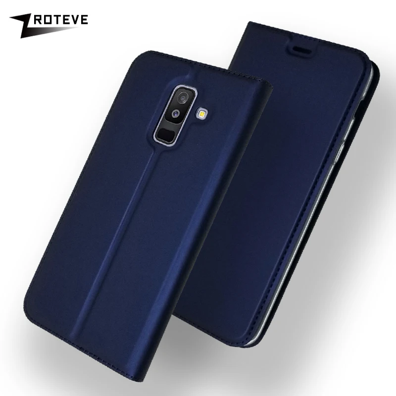 Чехол-книжка для Samsung Galaxy A6 A7 A8 A9 2018 Plus A6s A9s кожаный в ассортименте. | Мобильные