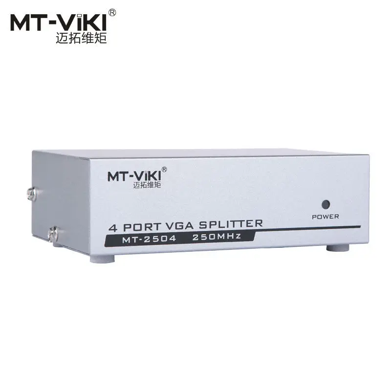 MT-VIKI 250 МГц 4 порта VGA видео сплиттер 1x4 дистрибьютора 1 вход на выхода шт.