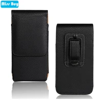 universal phone pouch leather bag flip cover for asus zenfone max pro m1 zb602kl max pro m2 zb631kl cover belt clip waist case