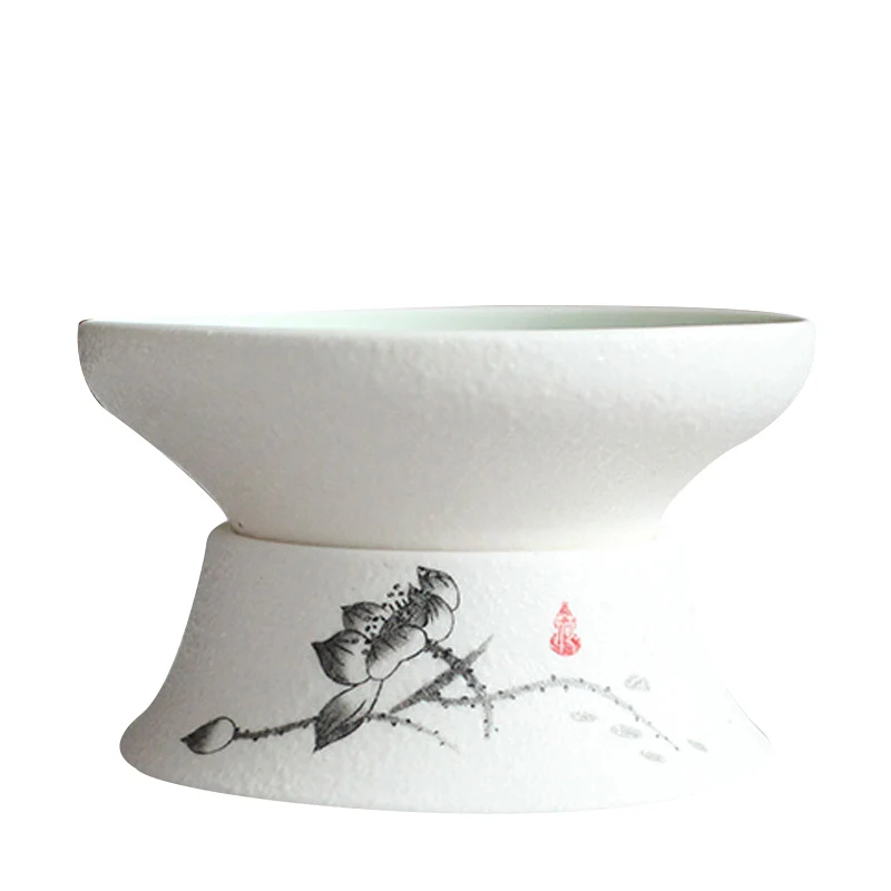 Аксессуары для чая керамический фильтр многоразовый зеркальный с листьями кофе