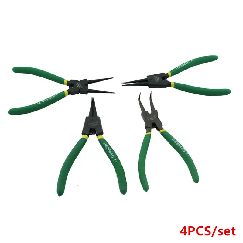 4PC/set Snap ring pliers Circlip pliers Internal and external circlips Calipers W119