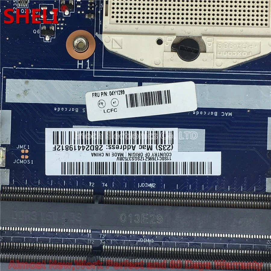 MOUGOL 04Y1299 11S0C17695Z материнская плата для ноутбука Lenovo ThinkPad Edge E531 VILE2 NM-A044 s989 HM77 DDR3