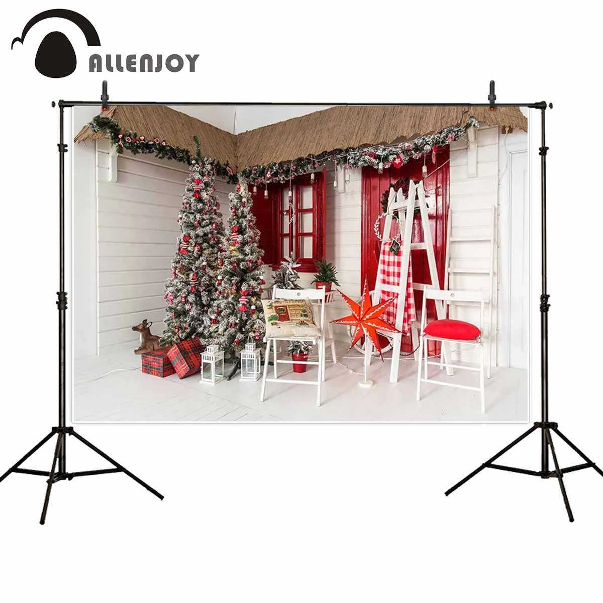 Фон Allenjoy для фотосъемки праздничное украшение рождественское новогодний