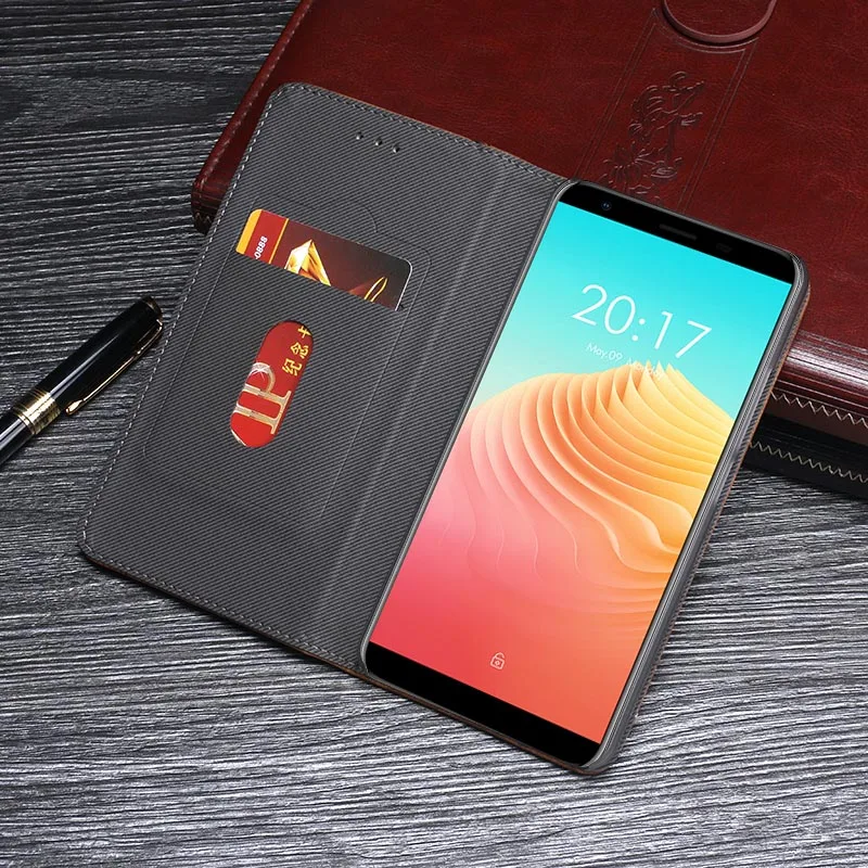 Чехол-накладка Ulefone S9 Pro чехол Роскошный чехол-книжка из искусственной кожи для