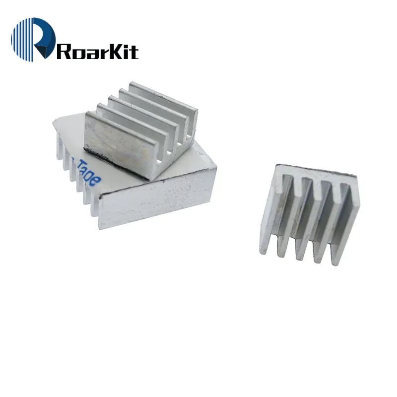 10 комплектов 30 шт./лот Raspberry Pi 3 кулеры из чистого алюминия набор радиаторов для