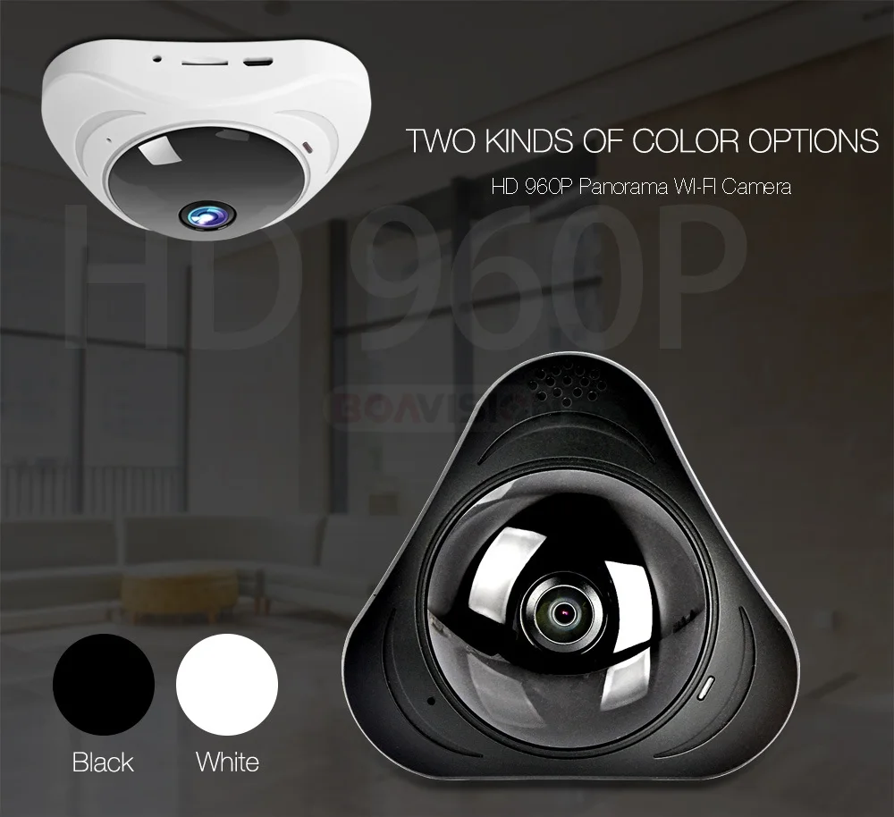 3D VR wifi камера 360 градусов панорамная IP камера 960P 1.3MP рыбий глаз беспроводная Wi-Fi умная камера Слот для sd-карты IR 10M YOOSEE