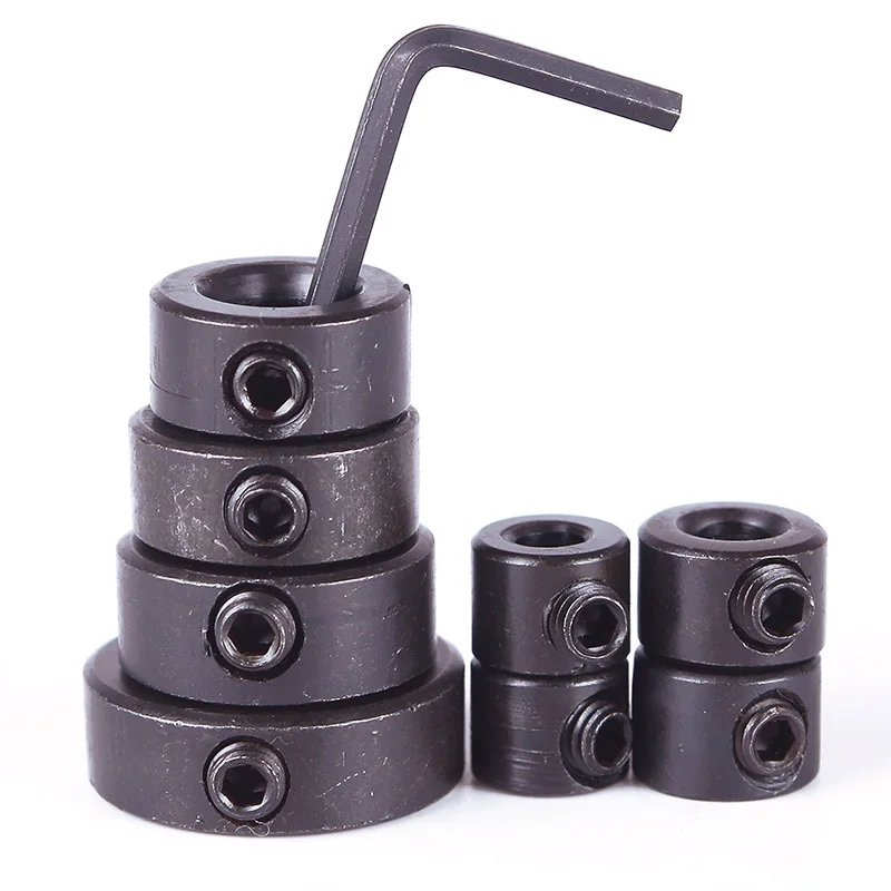 

8Pcs Woodworking Drill Bit Depth Stop Collars Ring Positioner Drill Locator