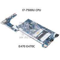 nokotion for lenovo thinkpad e470 e470c laptop motherboard ce470 nm a821 main board i7 7500u cpu 920mx gpu full tested