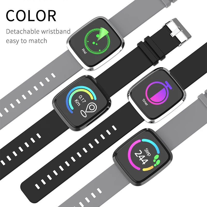 BINSSAW женские Смарт-часы с пульсометром и фитнес-трекером | Электроника