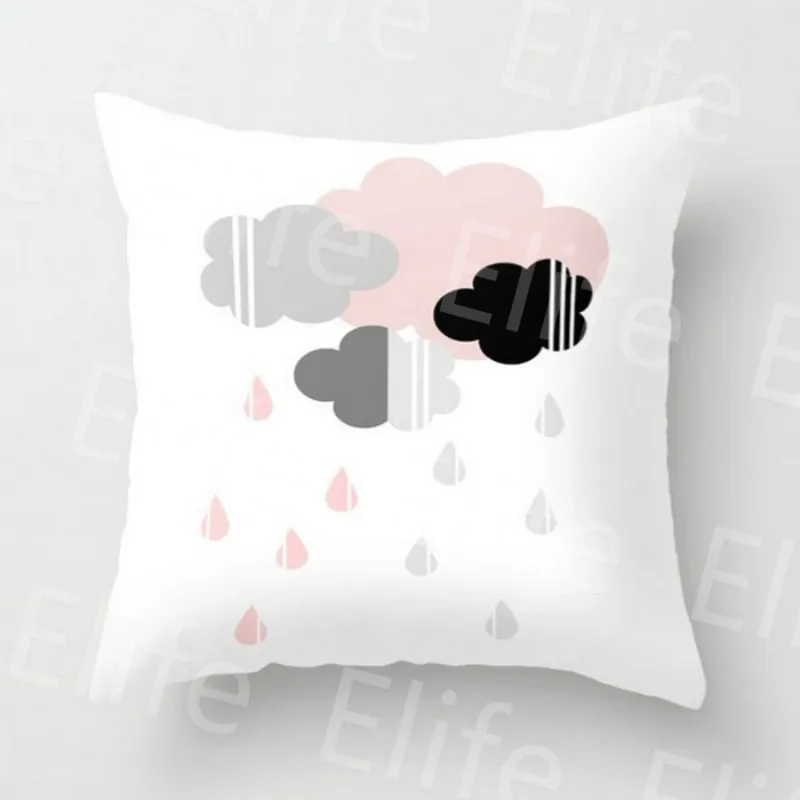 Elife Ретро мультфильм животных Лен Хлопок Детские Наволочки полиэстер Домашний Декор Спальня Декоративные диван автомобиля Пледы Подушки