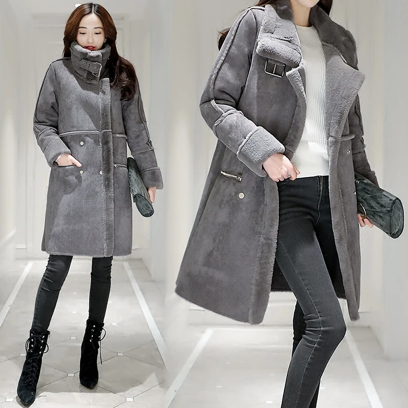 Зимняя куртка женские 2017 Новый стиль Мода тонкий средней длины зимние большой