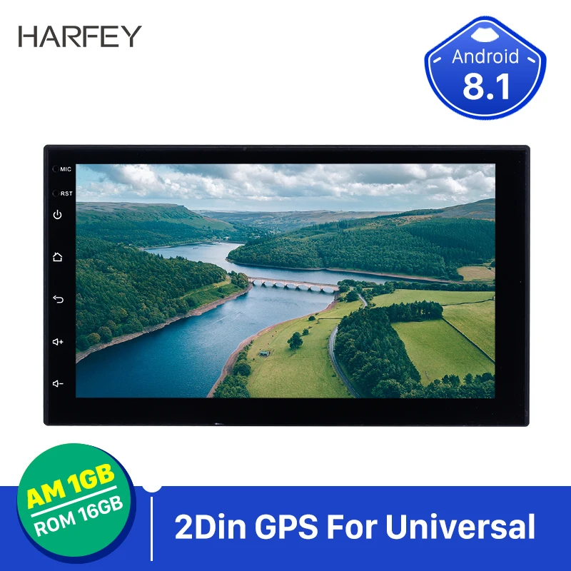 Автомобильный мультимедийный плеер Harfey универсальный на Android 9 1 с 7 &quotGPS для Nissan VW
