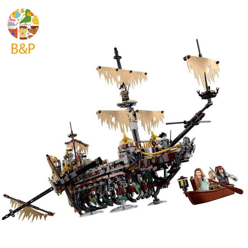 Bela 71042 10680 Pirates of The Caribbean Captain Jack Silent Mary Building Block Toys Compatible with Legoing | Игрушки и хобби