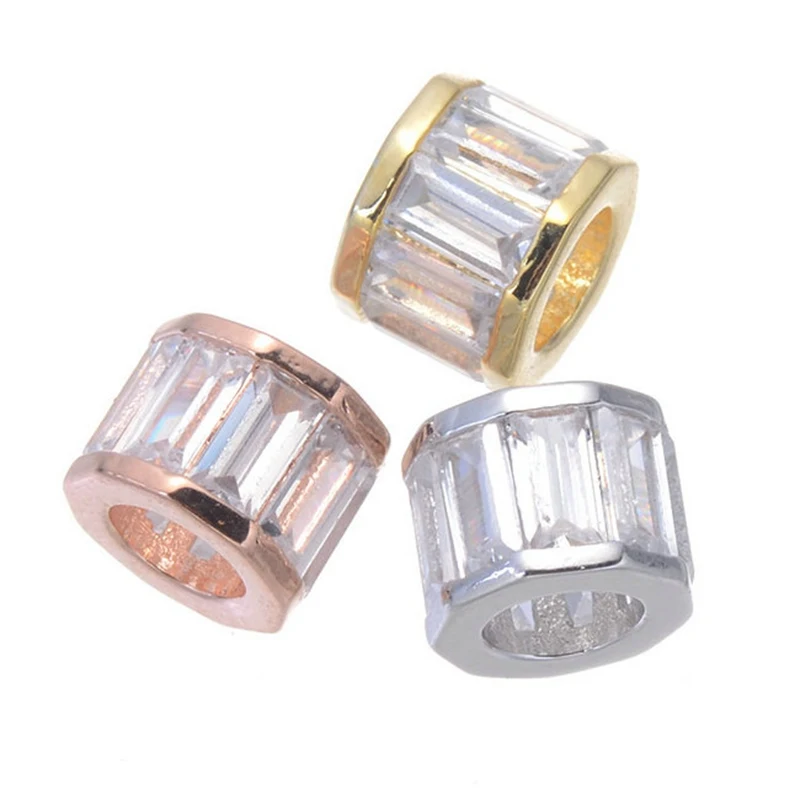 Аксессуары для ювелирных изделий Juya бусины из кристаллов с большим отверстием