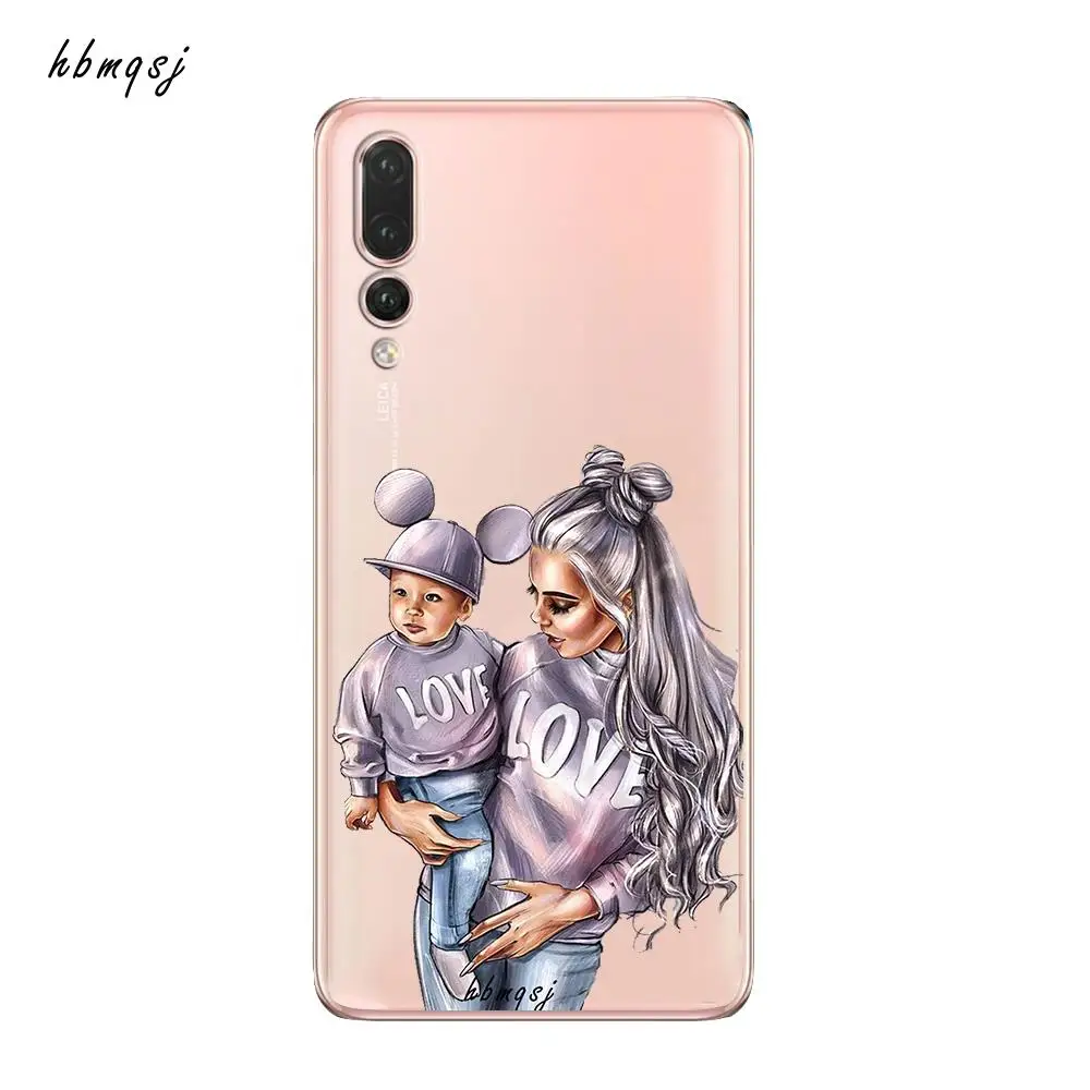 Чехол с мультяшным рисунком для huawei mate 10 lite силиконовый мягкий милый