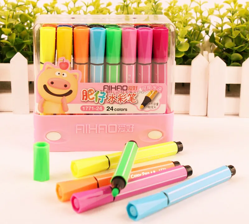 Deli 1771 кисти для мытья водой 12 18 24 36 Набор рисования сделай сам|set diy|set paintingset brush |