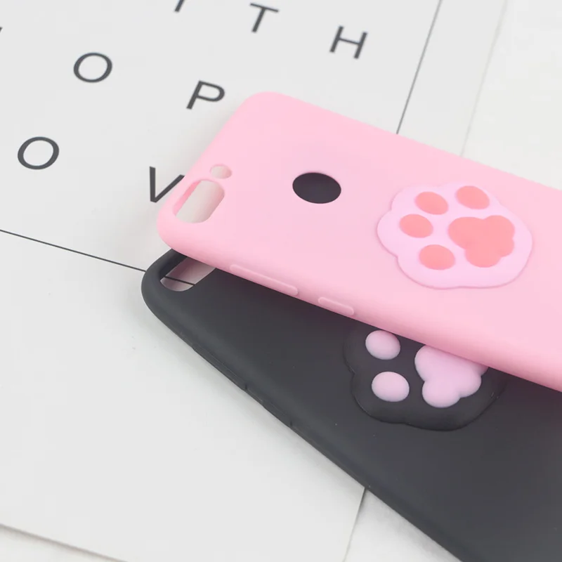 3D милый чехол для ног Huawei P Smart Plus 2019 P30 P40 Pro P20 P10 P9 Lite mini P8 2017 мягкие чехлы из ТПУ с