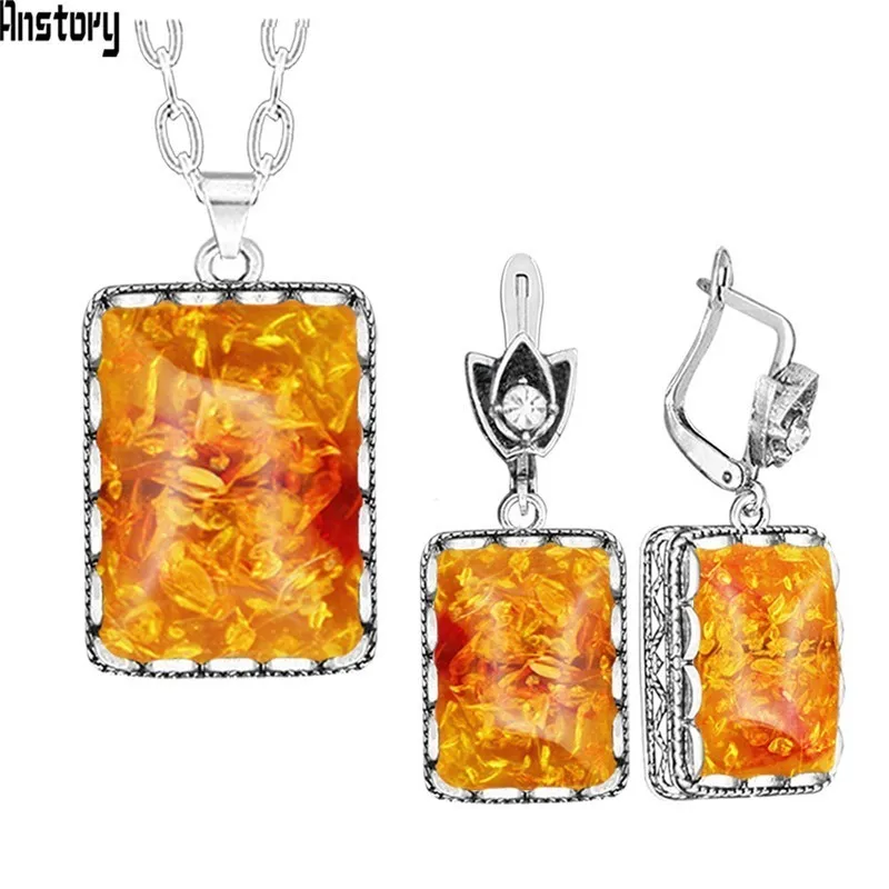 Женские наборы ювелирных изделий из искусственного меха с серебряным покрытием