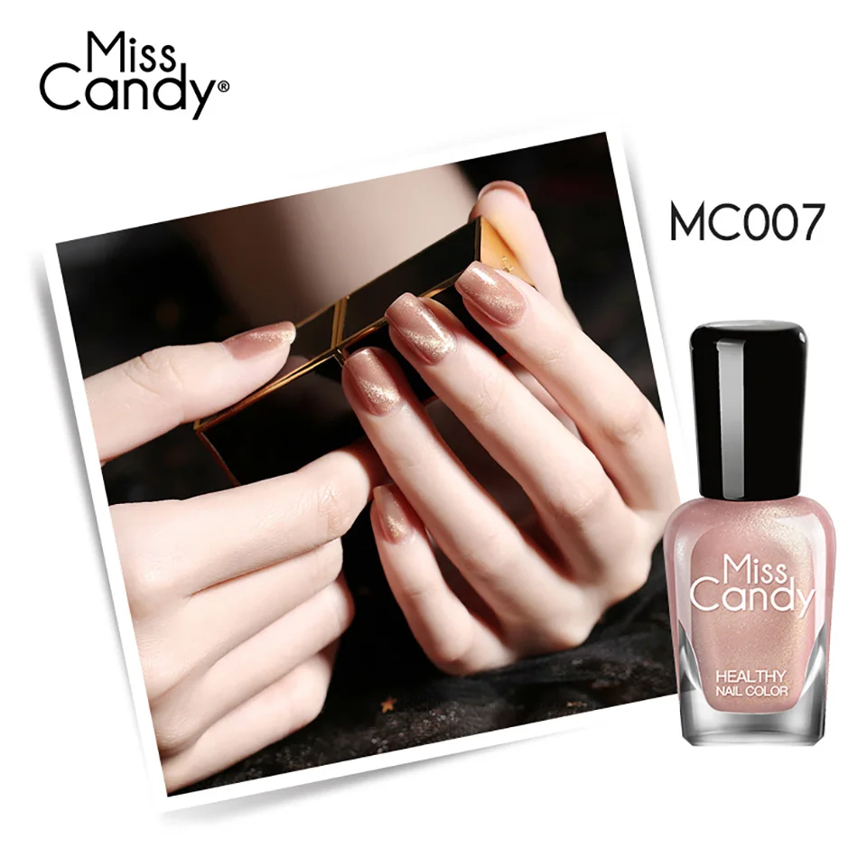 MISS CANDY Cat eyes отшелушивает лак для ногтей здоровье безвкусная полоскаемая Нетоксичная 3D лак для ногтей, маникюр 12 цветов на выбор - Цвет: NC007 15ml