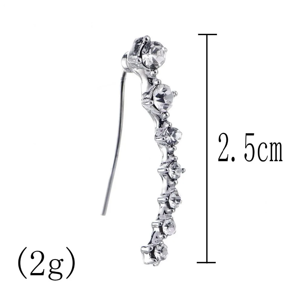 Модные элегантные циркониевые серьги гвоздики с длинной звездой и гвоздиком для